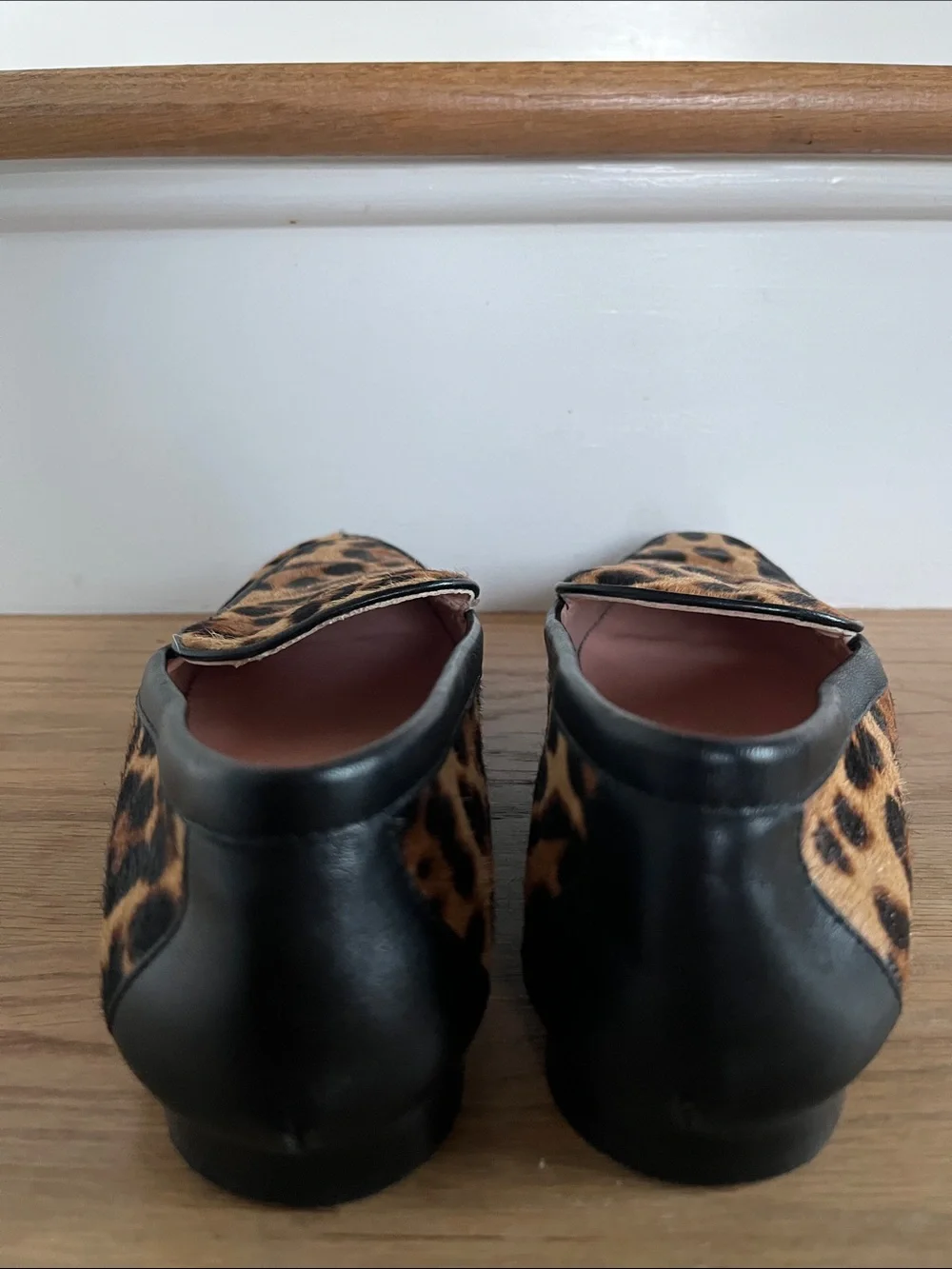 J. Crew Leopard Print Loafers in Brown and Black